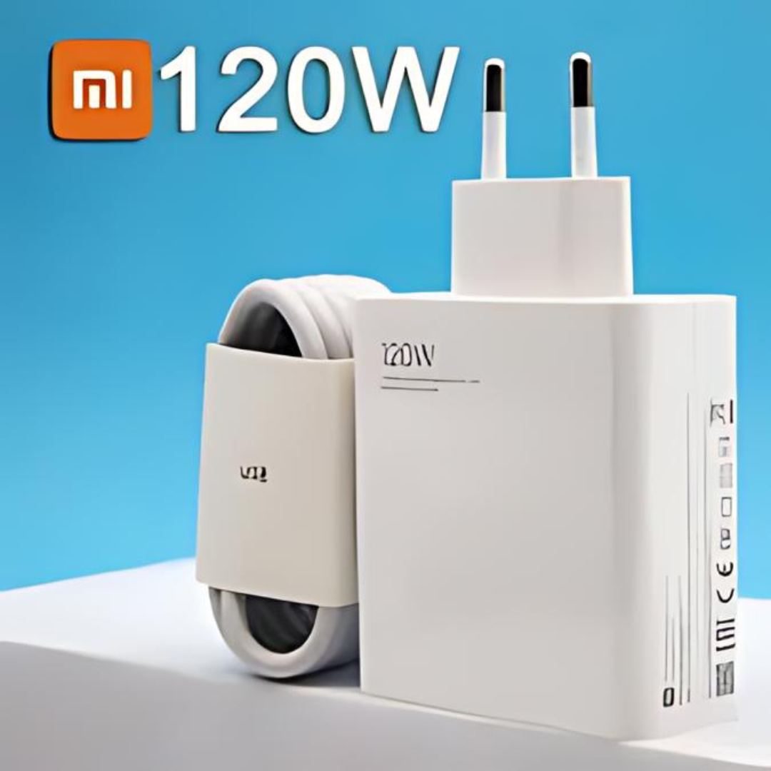MI 120W Charger with cable.