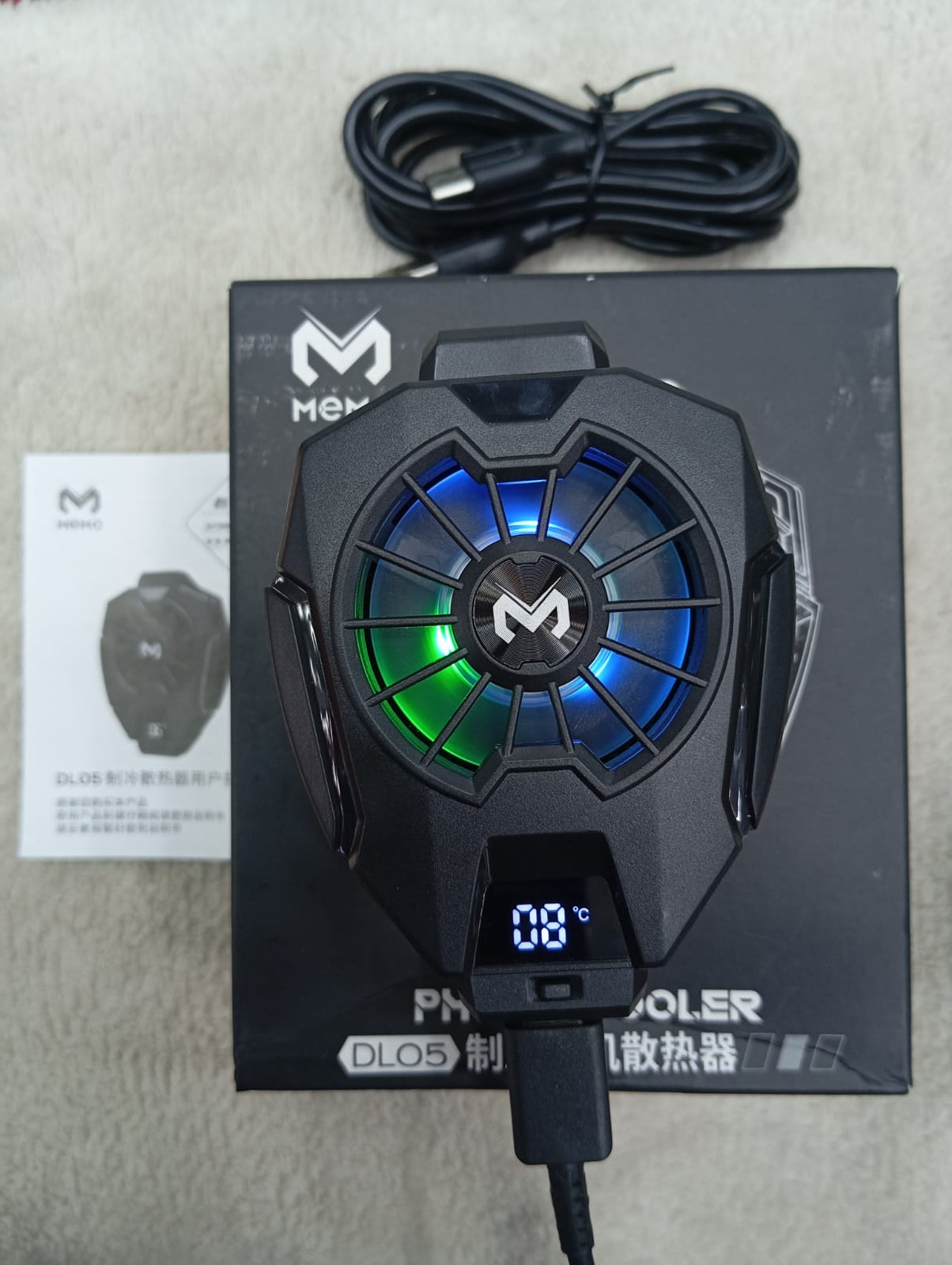 MEMO DL05 Phone cooler, Best Cooling fan for mobile.