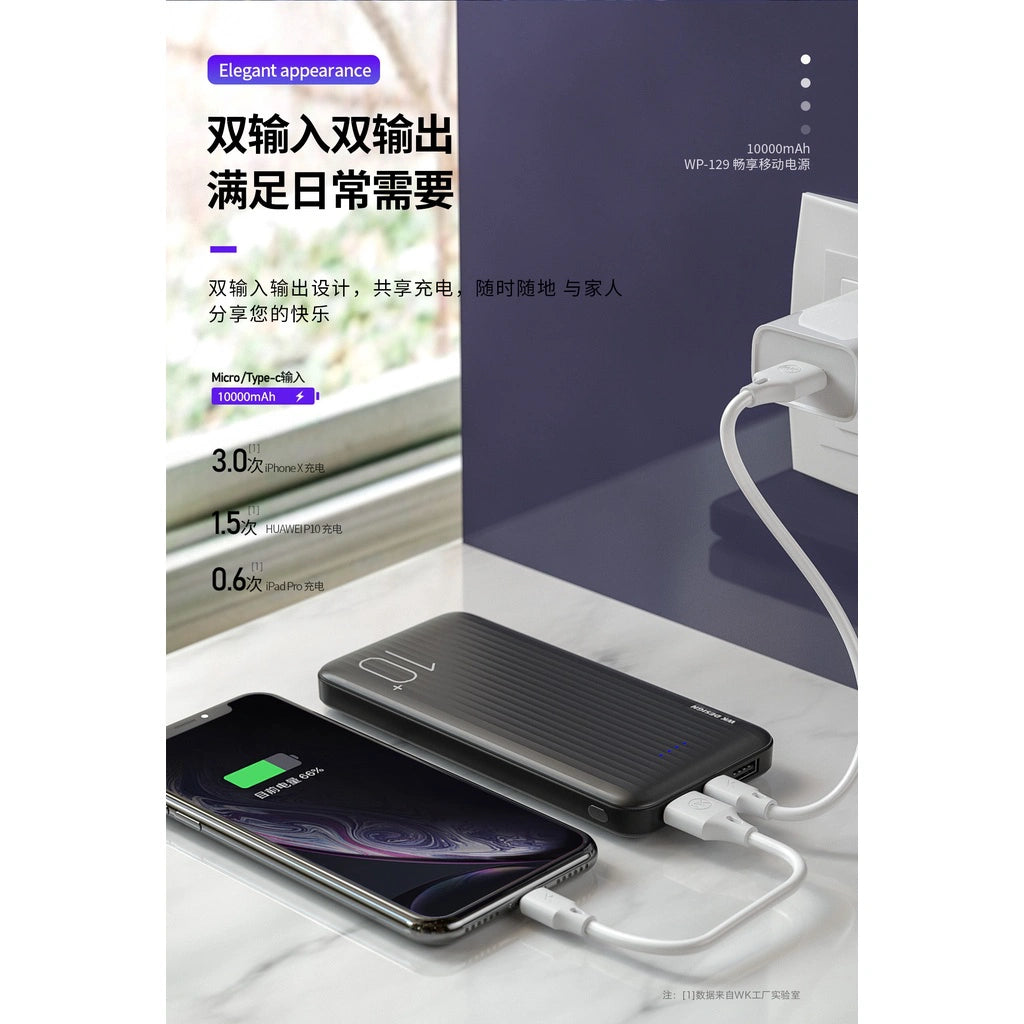 WEKOME 10000mah Power Bank WP-129