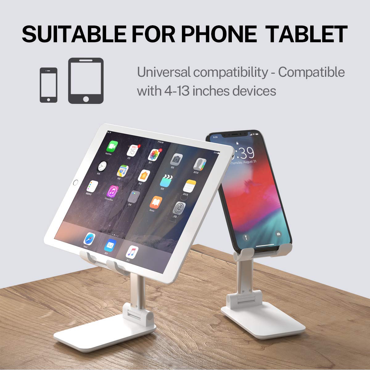 Adjustable Mobile & Tablet Holder Stand