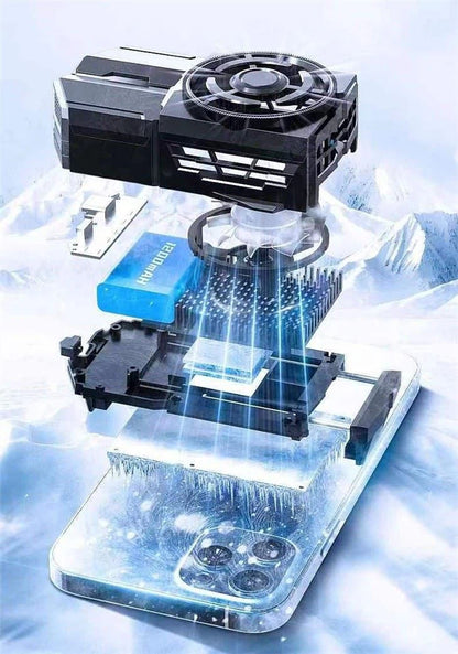 MEMO DLA5 Cooling fan with battery.