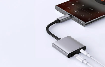 Mcdodo 3.5MM Audio Type-C Charging Dual Adapter