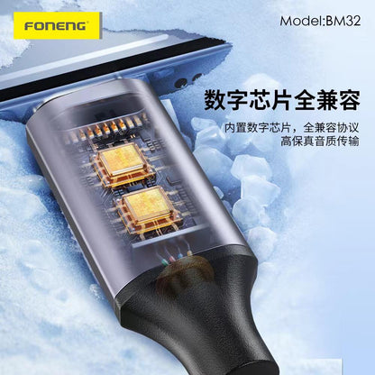 Foneng Type-C 2 in 1 audio and Charge adapter. All model supported.