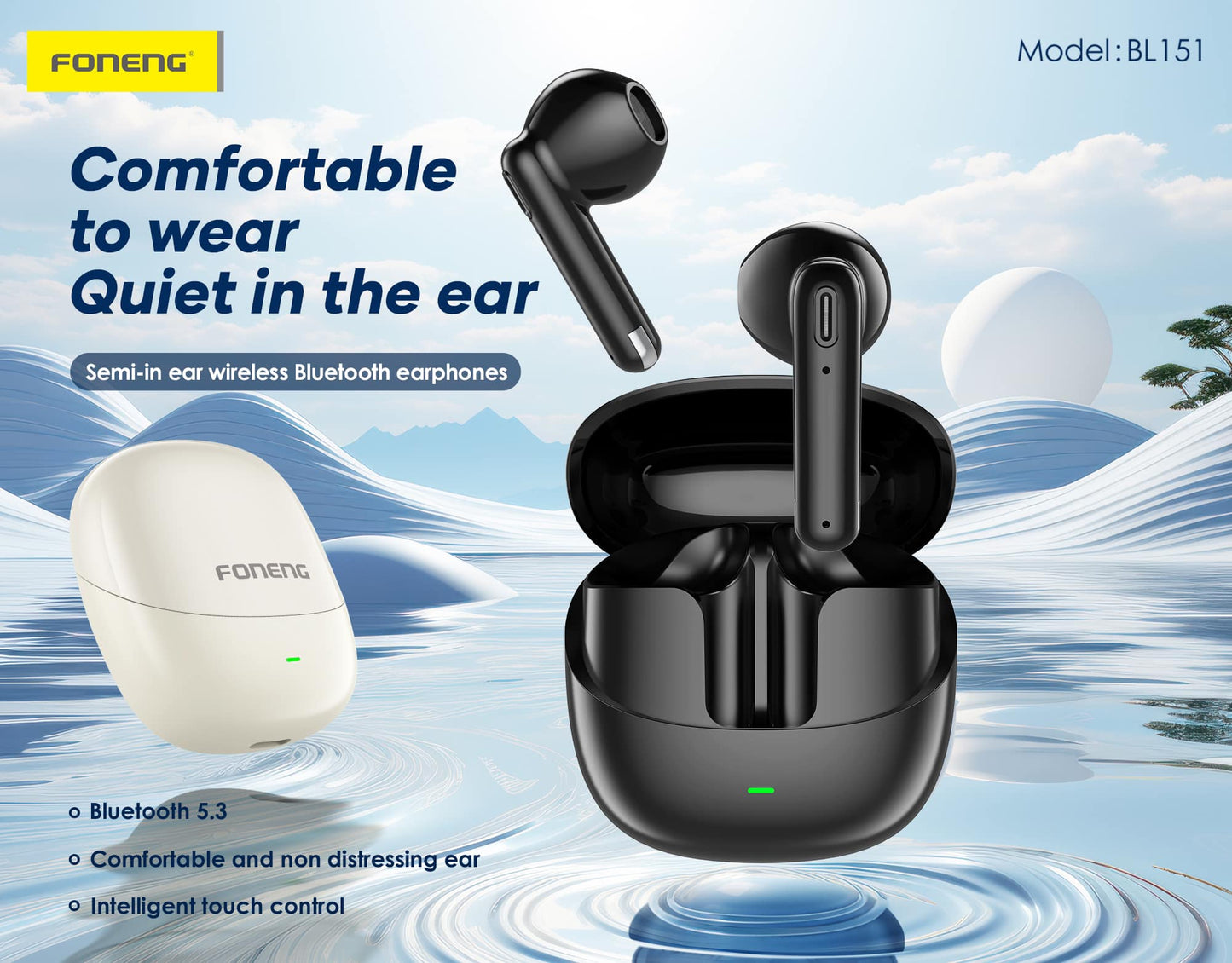 Foneng Earphone premium design, Super Sound Based.