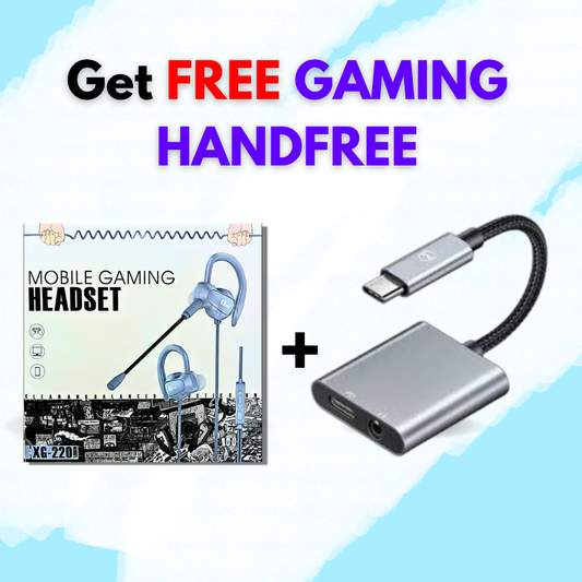 Gaming Kit. Mcdodo Dual Gaming Connector + Gaming Handfree.