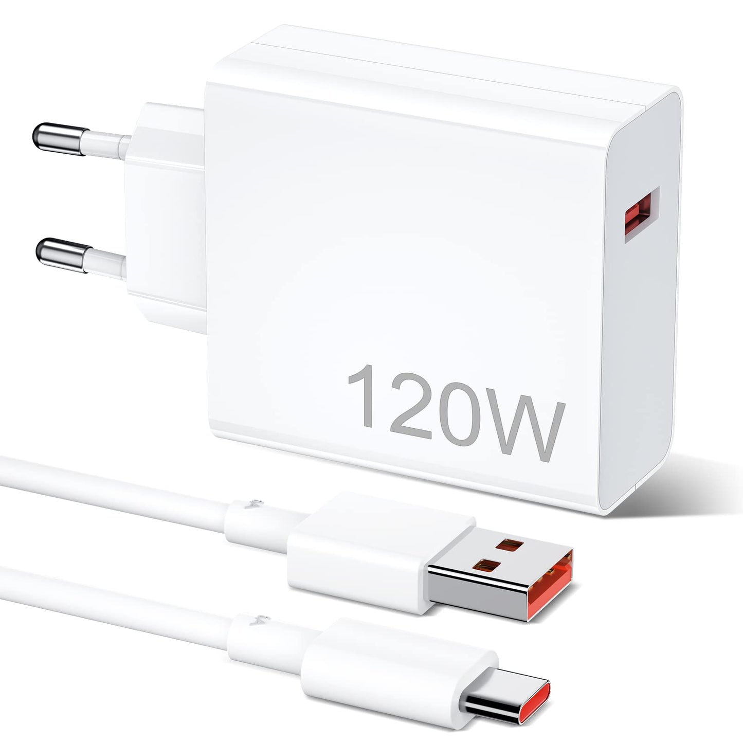 MI 120W Charger with cable.
