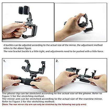 Car Rearview Mirror Mount Mobile Holder.