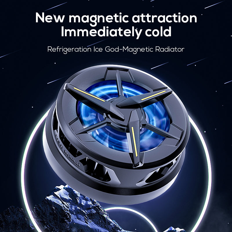 MEMO CX01 Magnetic Phone cooler, Mobile Radiator Cooling Fan for pubg Gaming.
