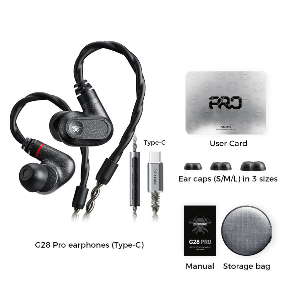Plextone G28 Pro Type-c with 8 Gaming Tracks