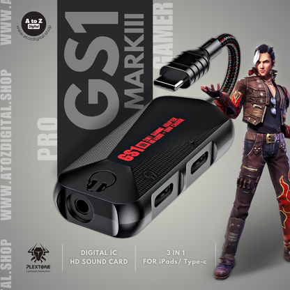 Plextone GS1 Mark III 3-in-1 Gaming Splitter.