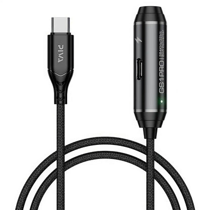 Piva GS1 Pro Gaming Splitter – Type-C to 3.5mm Dual Port Adapter with MFI DAC (60W)