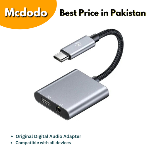 Mcdodo 3.5MM Audio Type-C Charging Dual Adapter