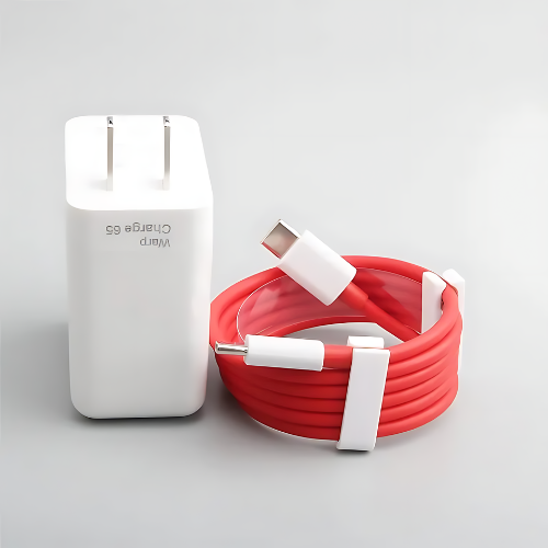 OnePlus Warp Charge 65 Power Adapter with Cable.