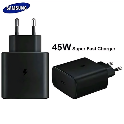 Samsung 45W Super fast Charger. 1 Year warranty.