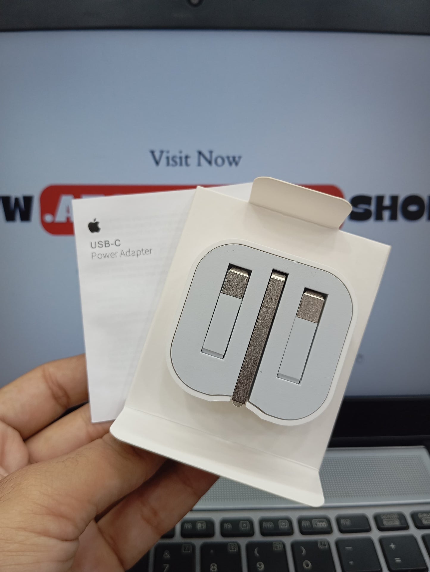 Apple 20W 3pin Adapter with cable with 3 month warranty.