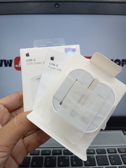 Apple 20W 3pin Adapter with cable with 3 month warranty.