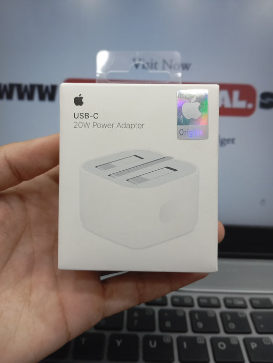 Apple 20W 3pin Adapter with cable with 3 month warranty.