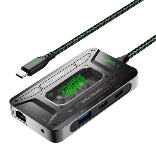 PIVA DS7 Gaming Dock Type-C compatible with any Type-C Device Ethernet Port