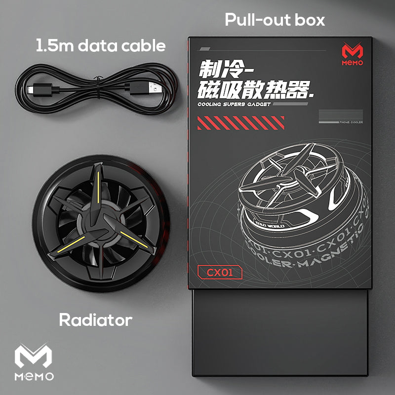 MEMO Cooling fan with Gaming Handfree.