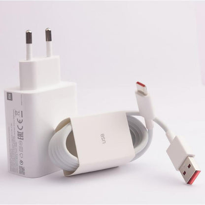 MI 120W Charger with cable.