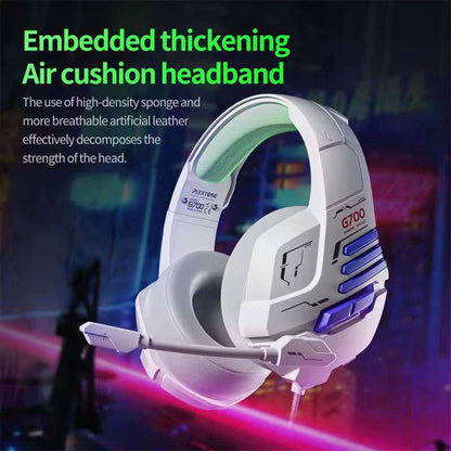Plextone G700 MARK III The Best Gaming Headphones. (3.5mm + USB + Type-c)