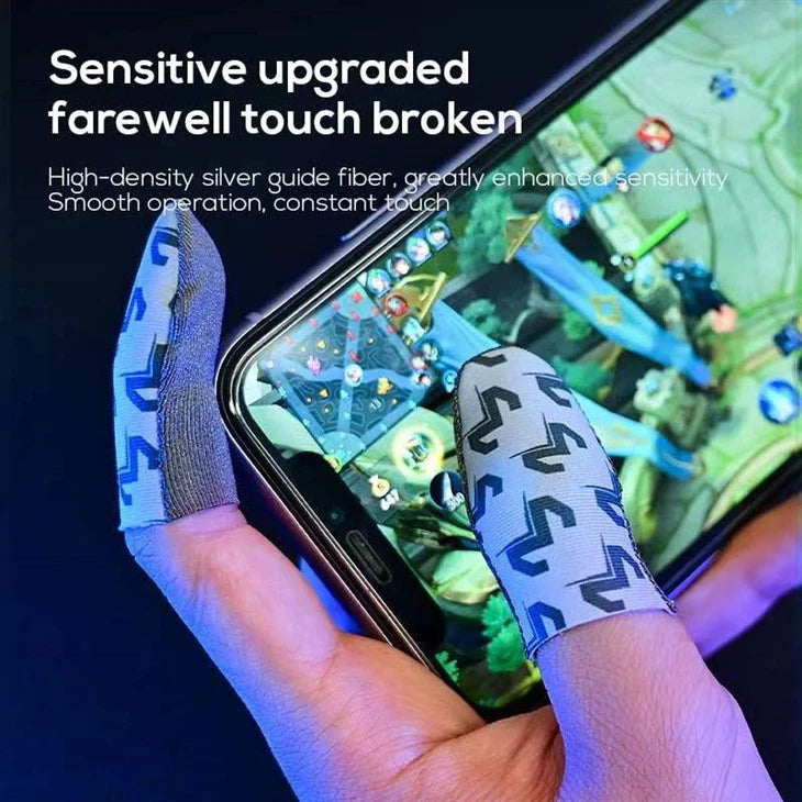 MEMO Premium Gaming Finger Sleeves | Sweat-Proof & Anti-Slip | Mobile Game Thumb Gloves
