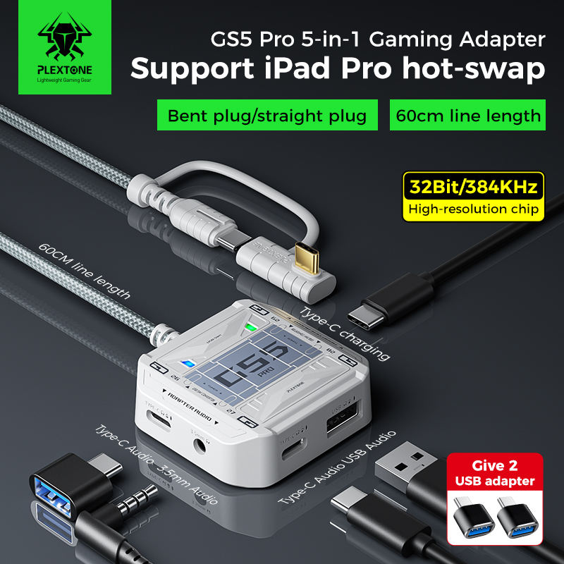PLEXTONE GS5 PRO 5IN1 Gaming Splitter