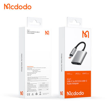 Mcdodo 3.5MM Audio Type-C Charging Dual Adapter