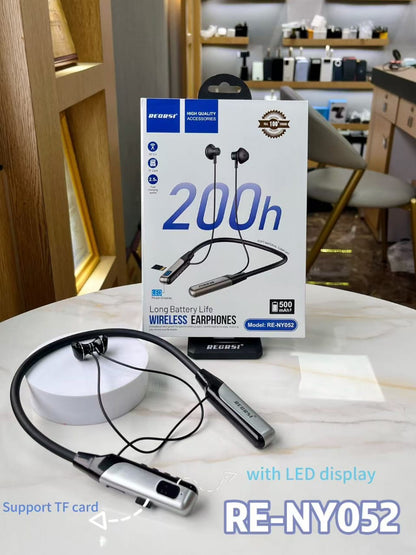 RECRSI RE-NY052 Neckband – 200Hrs Battery