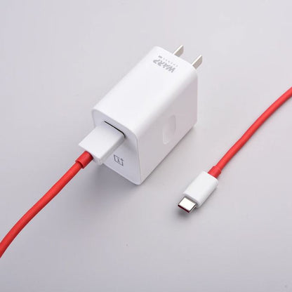 OnePlus Warp Charge 65 Power Adapter with Cable.