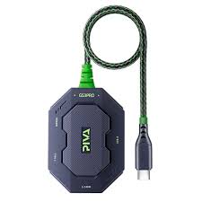 Piva GS3 Pro Gaming Splitter – Type-C Dual Port Adapter with DAC & 60W Fast Charging
